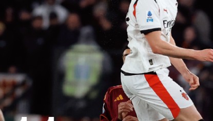 开云平台-意甲罗马1比1AC米兰，德温特建功见关键性，魔笛助攻宝刀仍未老