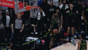 必须50分！米西飞天大帽 锡安反击面对空篮抡圆了大风车暴扣